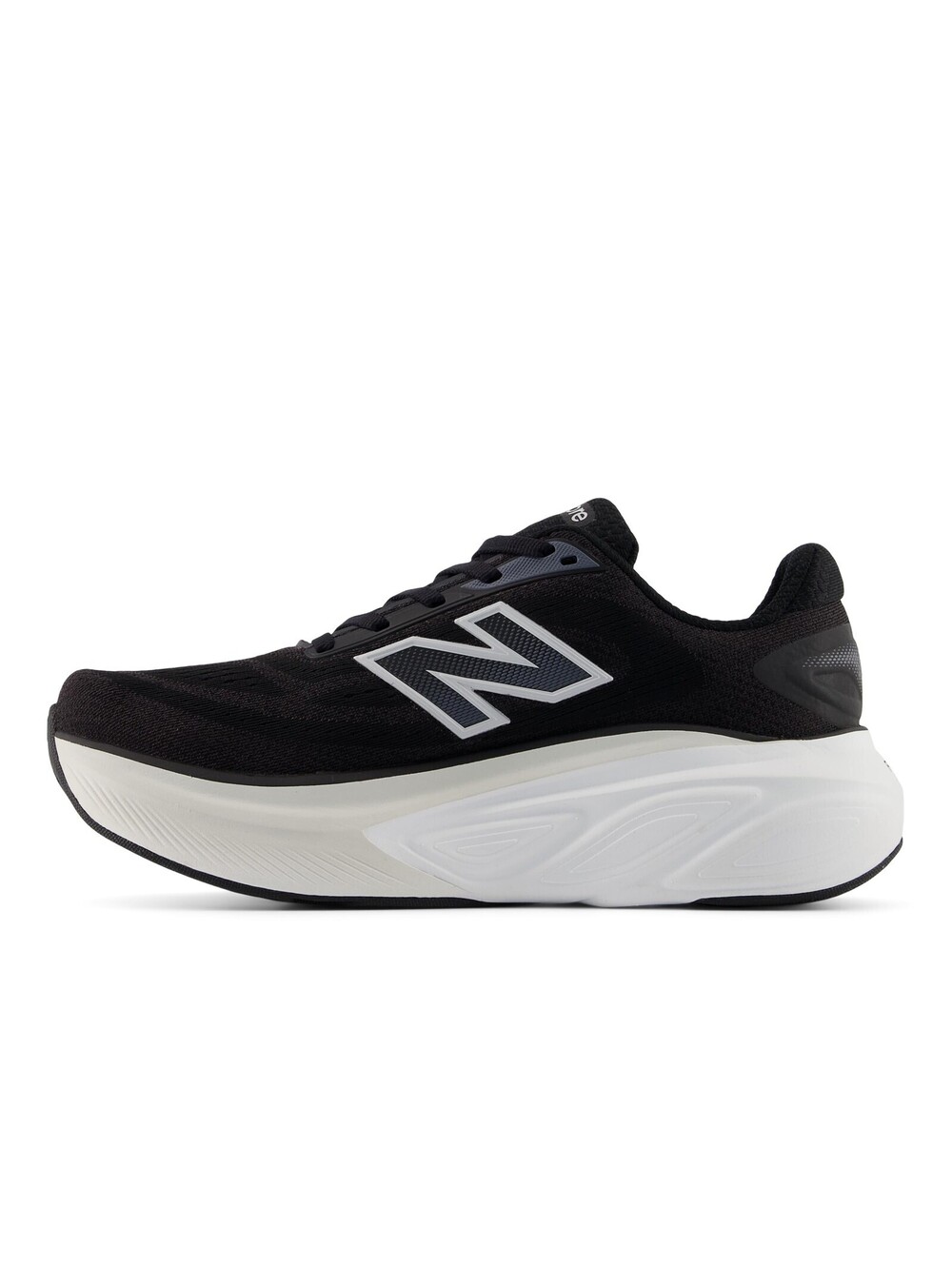 New Balance Women's Fresh Foam X More V6 Running Shoe, Black/Grey sz 6